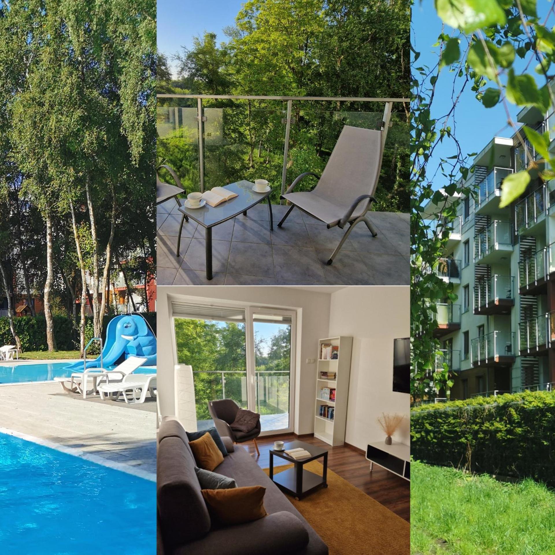 Zachodnia Polanka - Apartament Z Sauna I Silownia Kolobrzeg Luaran gambar